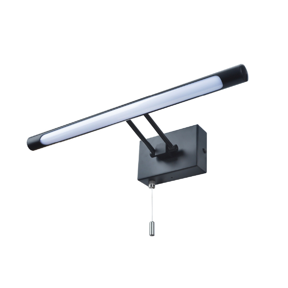 Forum Spa Chai Matt Black 410mm Picture Light - SPA-30993-MBLK