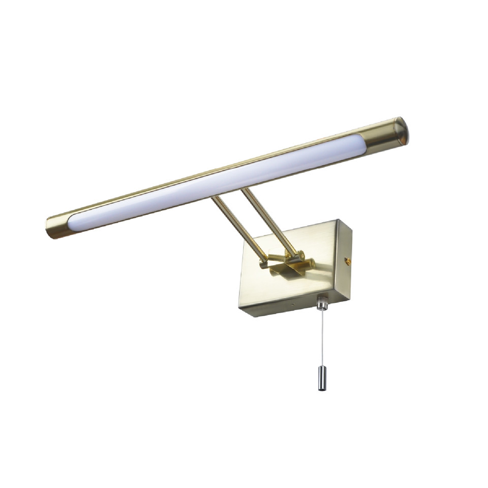 Forum Spa Chai Satin Brass 410mm Picture Light - SPA-30993-SBRS