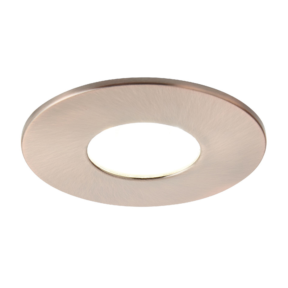 Forum Spa Como Antique Copper 68mm Fire-rated IP65 8w LED Fixed Bathroom Downlight - SPA-38572-ACOP