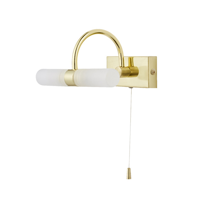 Forum Spa Corvus Satin Brass 205mm 2 Lamp Wall Light - SPA-6888.014-SBRS - Image 3