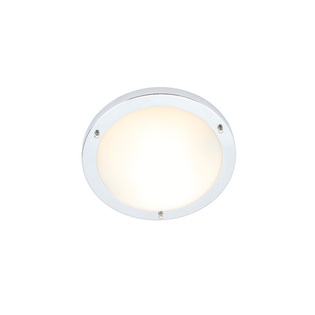Forum Spa Delphi Polished Chrome 310mm Large LED Flush Ceiling Light - SPA-34047-CHR - Image 2