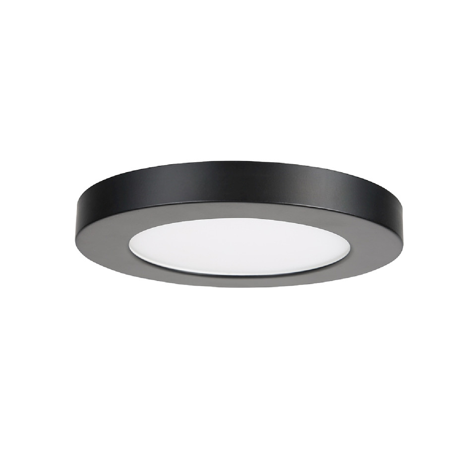 Forum Spa Tauri Satin Black 140mm Magnetic Ring Trim for Small 6w 5 in 1 Wall/Ceiling Light - SPA-35711