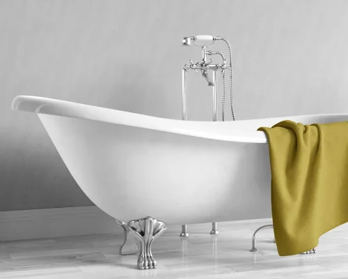 QMB08-Decorwall-Classic-Grey-Marble-Situ-Bathroom-3-Freestanding-Bath