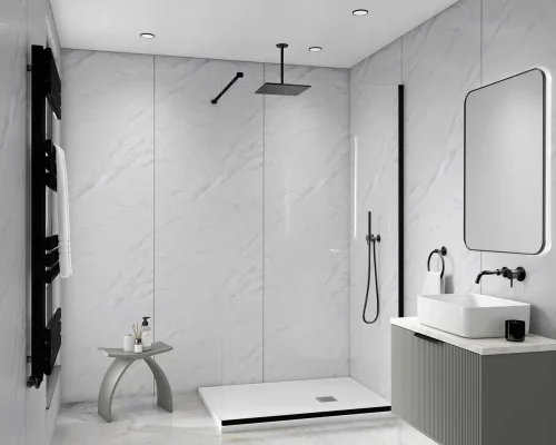 QMBHV11-Decorwall-Hardex-V-Groove-White-Marble-Shower-Scene-2