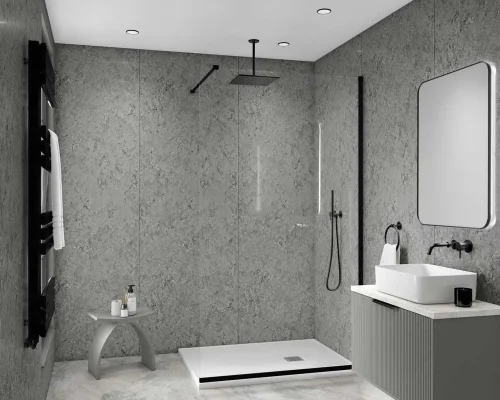 QMBHV12-Decorwall-Hardex-V-Groove-Quartz-Grey-Shower-Scene-2