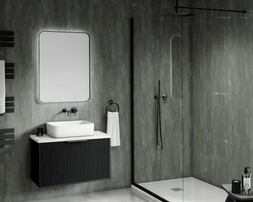 QMBM24-900-Decorwall-Maxi-Panel-Metallic-Grey-Stone-Shower-Panel-Scene-1