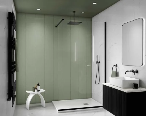QMBS27-Decorwall-Elegance-Abstract-Sage-Green-Situ-Shower-Scene-2