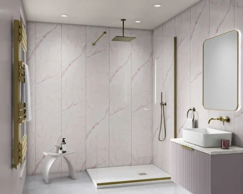 QMBS49-Decorwall-Elegance-Mineral-300mm-Rhondonite-Shower-Scene-2-2