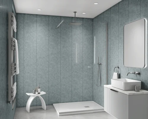 QMBS54-Decorwall-Elegance-Damask-Gilted-Blue-Shower-Scene-2